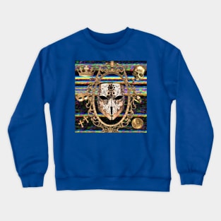 Metal Masks Collage Crewneck Sweatshirt